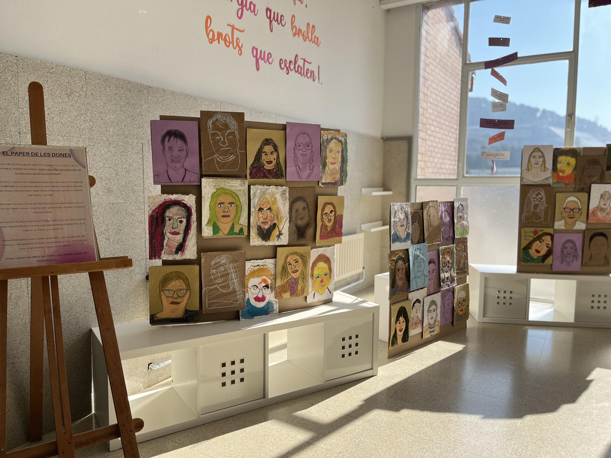 Exposició de l'escola Francesc Macià de Súria