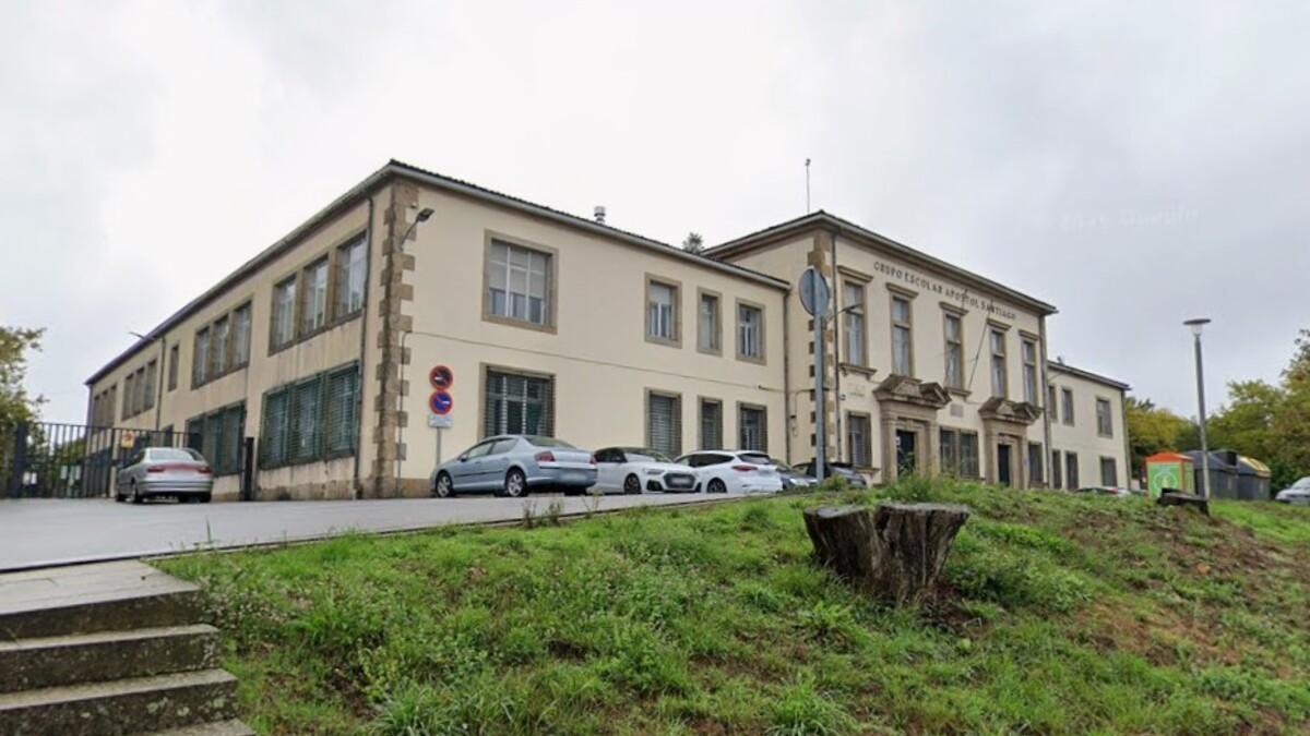 Imagen del colegio Apóstol Santiago, en la Almáciga