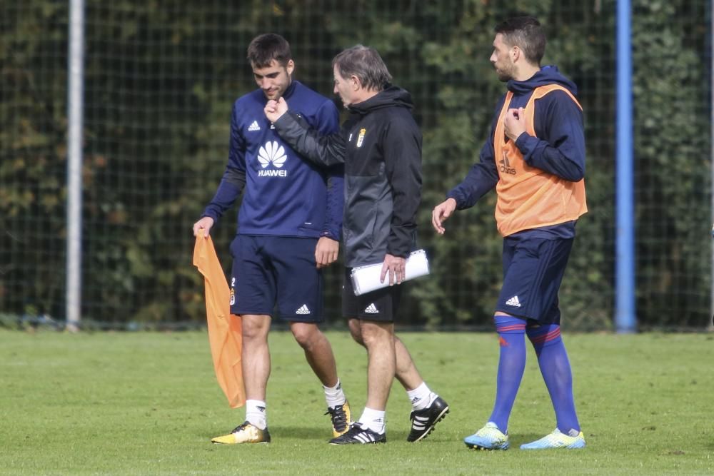 Entrenamiento del Oviedo previo al Lugo