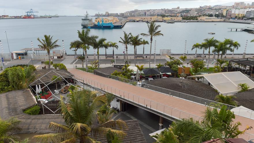 La Audiencia ratifica el desahucio de la terraza Kopa del centro comercial  El Muelle - La Provincia