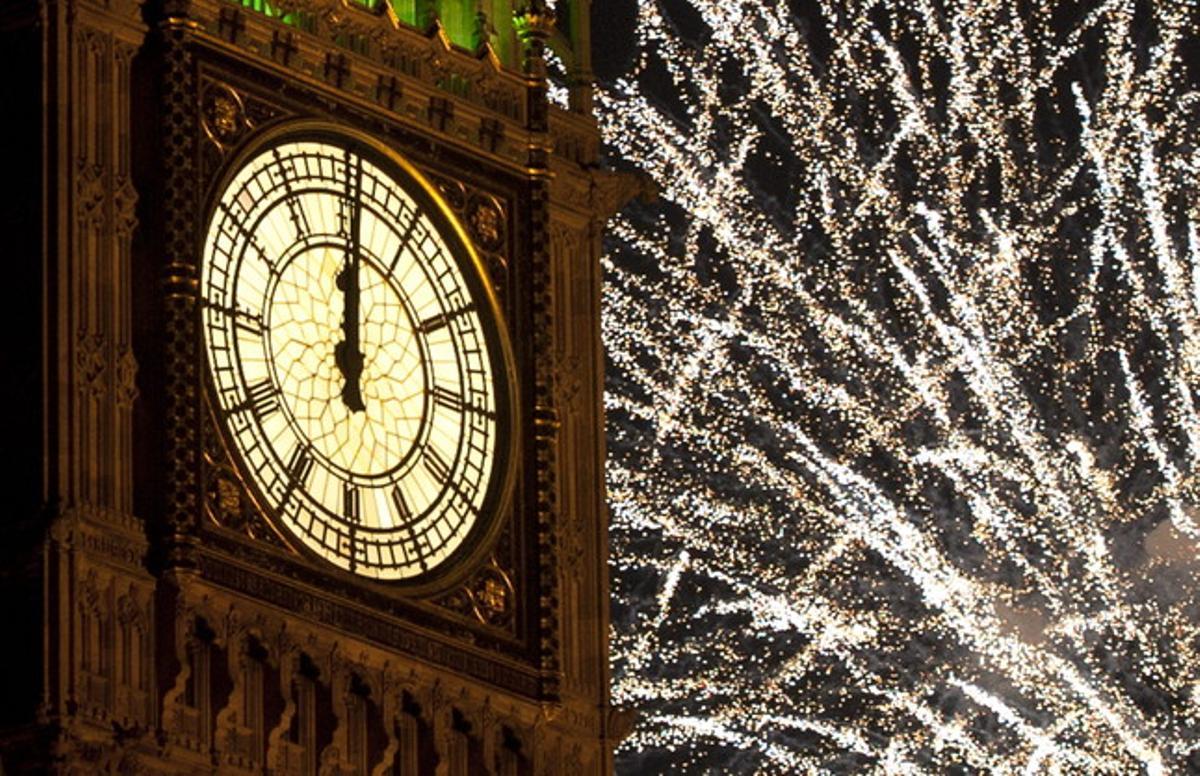 El Big Ben londinenc marca l’arribada del 2015.