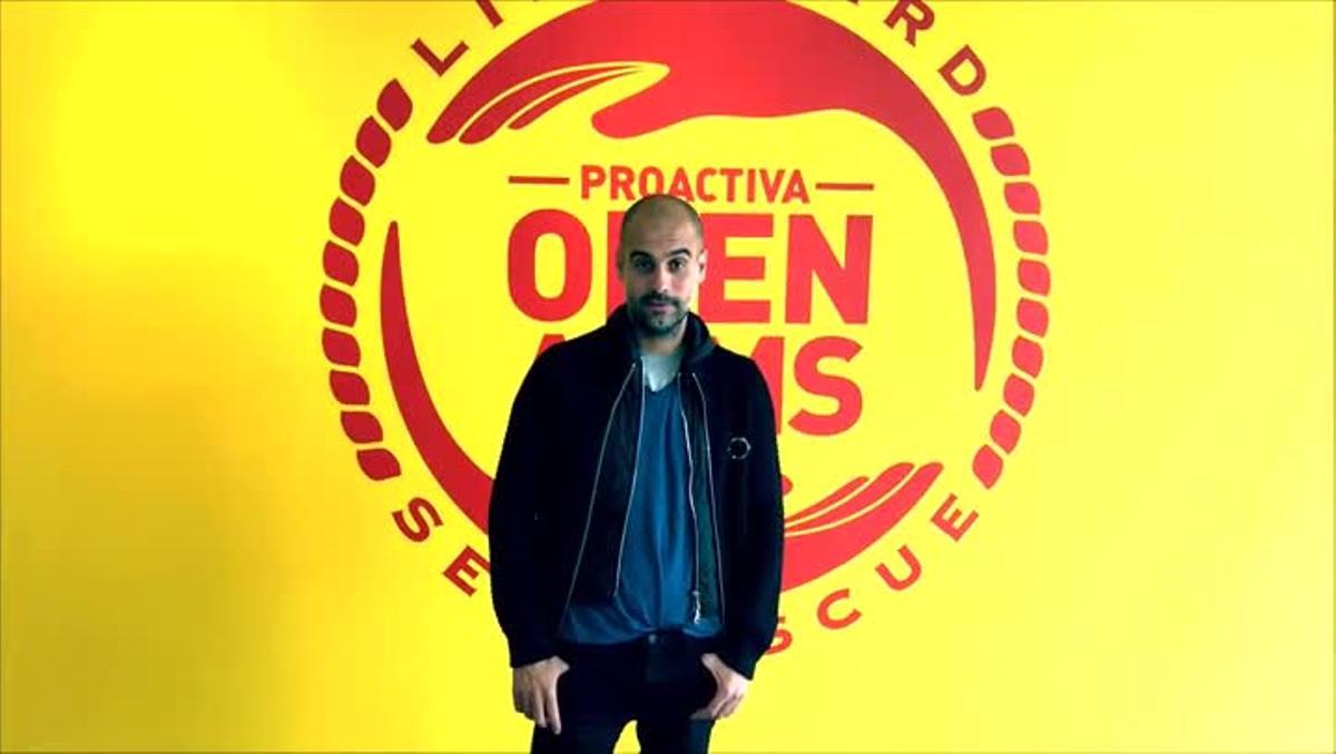 Guardiola se suma a la campanya de Proactiva