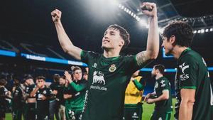 Jorge Salinas, jugador del Racing de Santander