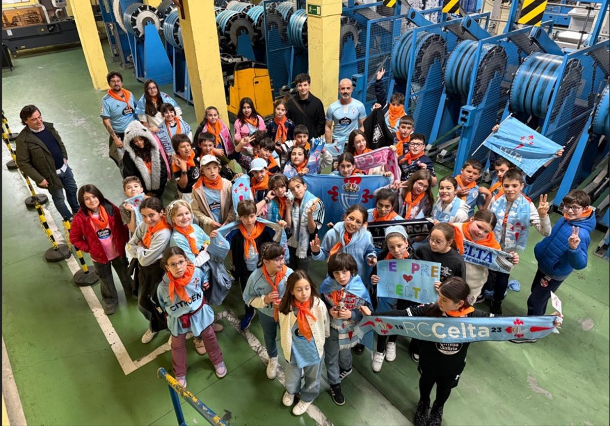 Colegio Pintor Laxeiro en su visita a las instalaciones de FARO