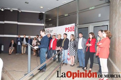 Presentación candidatura PSOE Cehegín