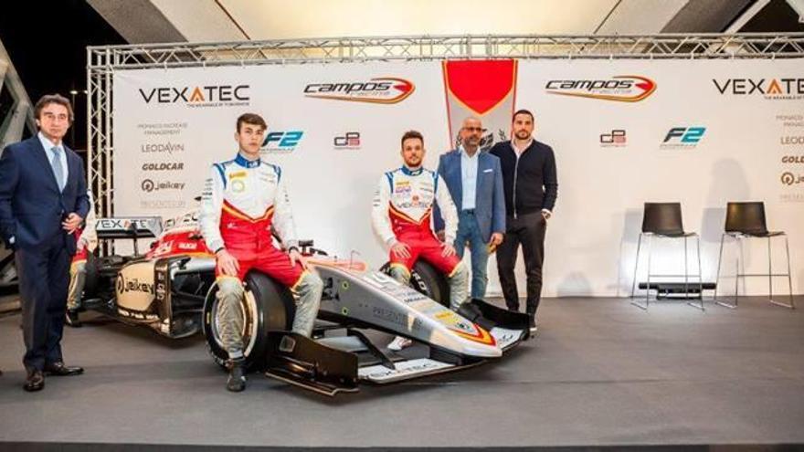 Presentación de la nueva temporada de la FIA Fótmula 2 para el equipo de Alzira Campos Racing.