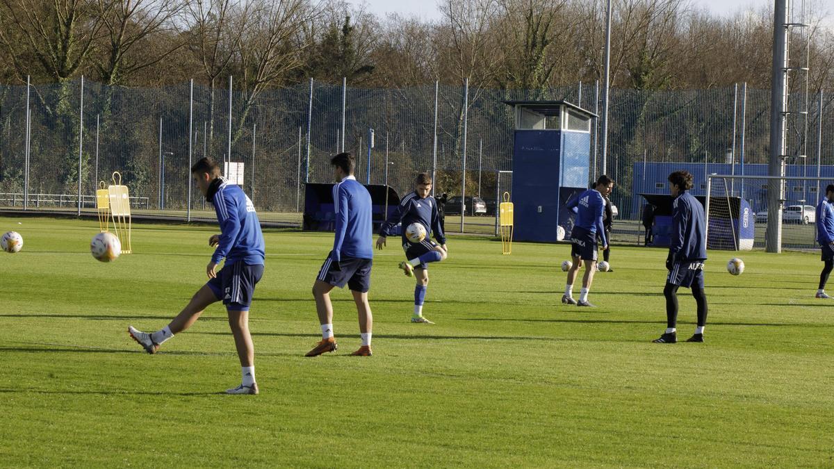 Las imágenes del entrenamiento del Oviedo