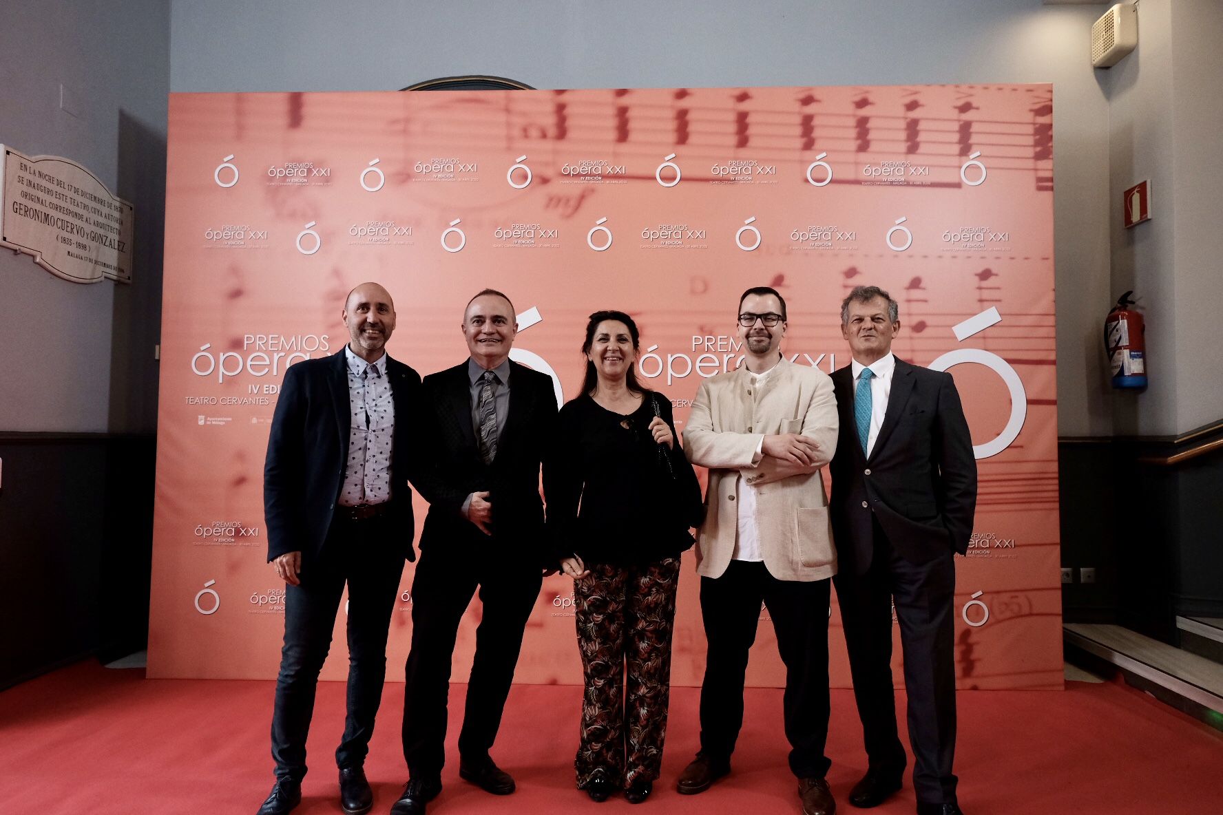 Alfombra roja de los Premios Opera XXI