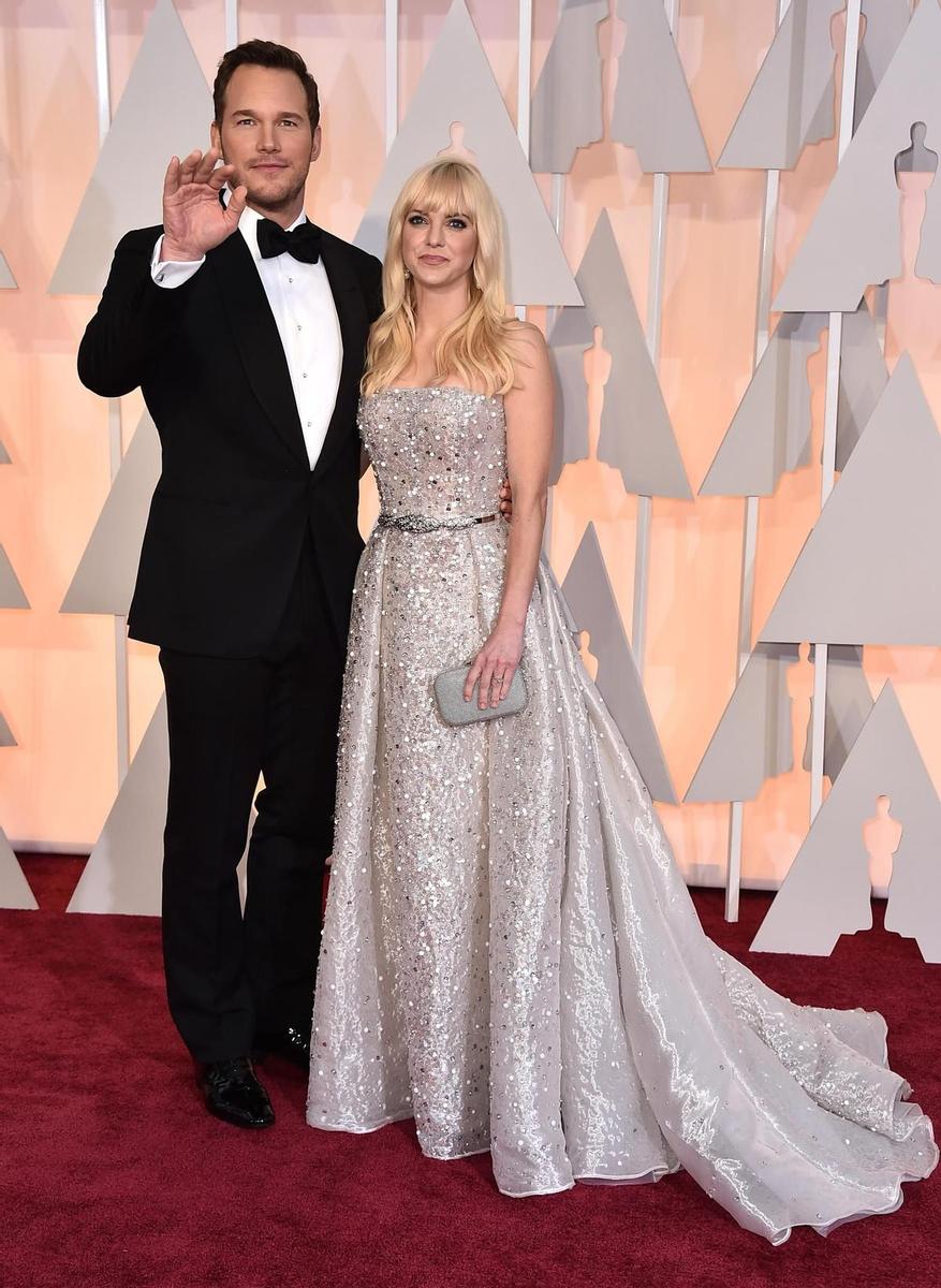 Oscar 2015, Anna Faris y Chris Pratt