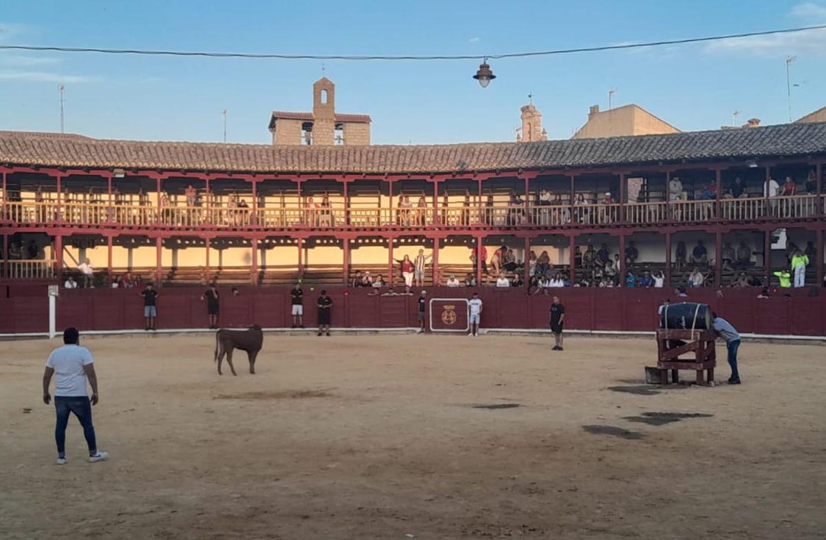 La tradicional Fuente de Vino que se mantiene en el programa festivo. | Carmen Toro