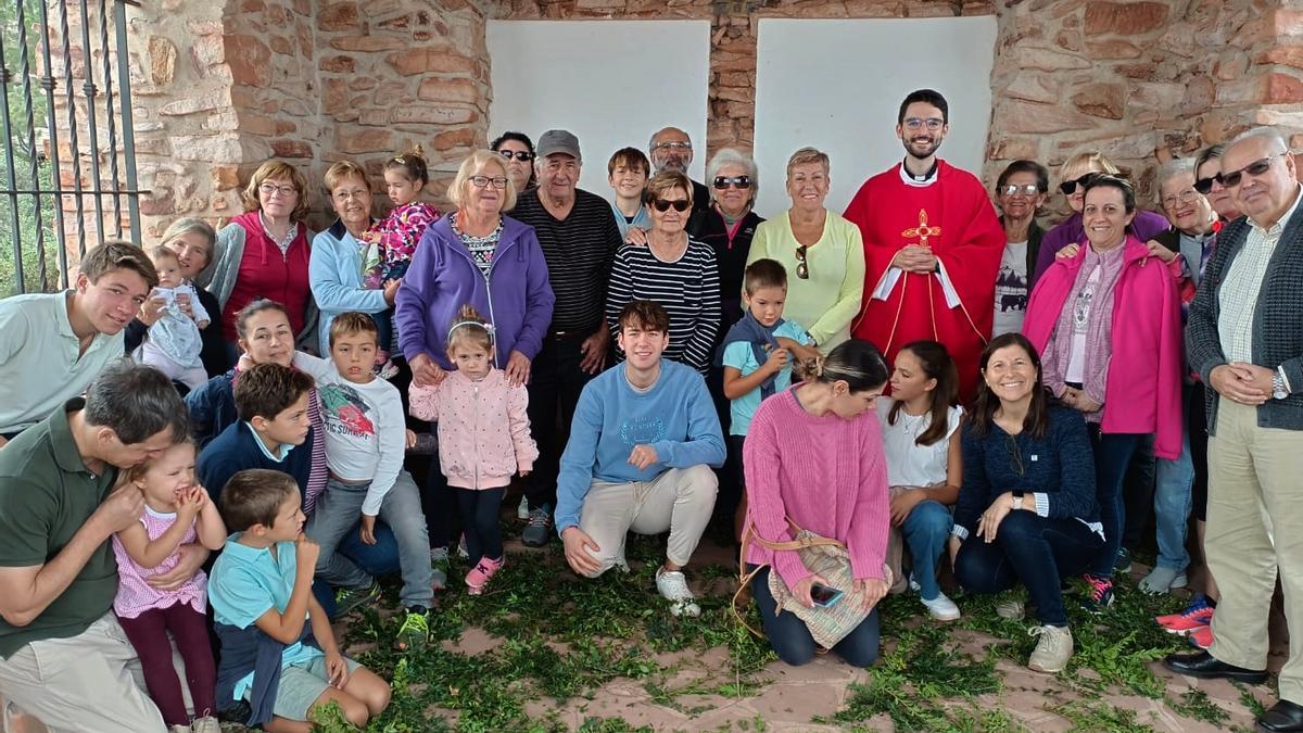 Imagen de los participantes en la última romería.