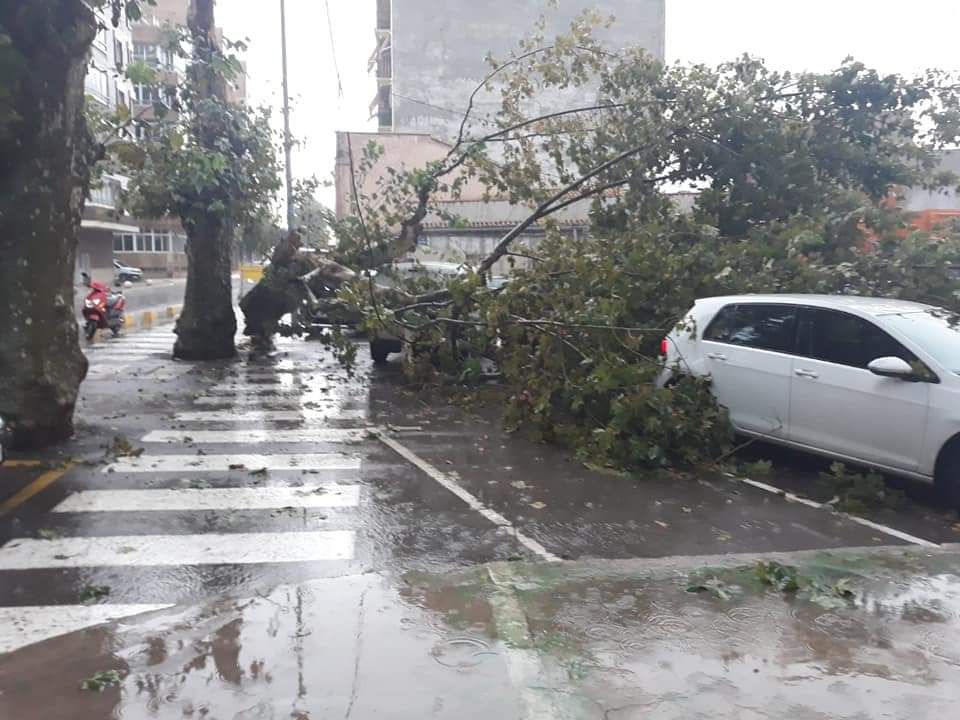 Las imágenes más impactantes de la tormenta