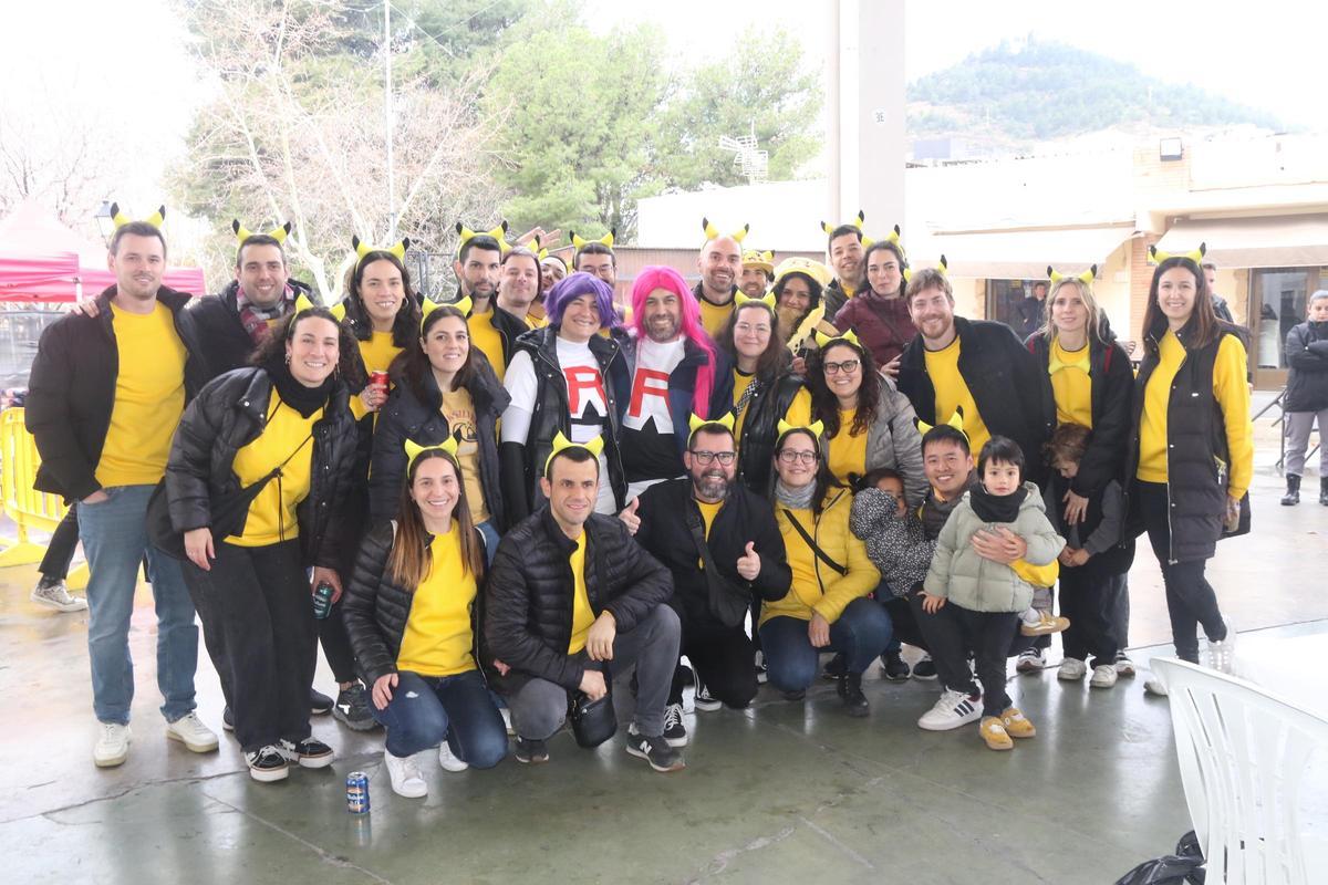 Foto de archivo de un grupo disfrazado en el Carnaval de l'Alcora.