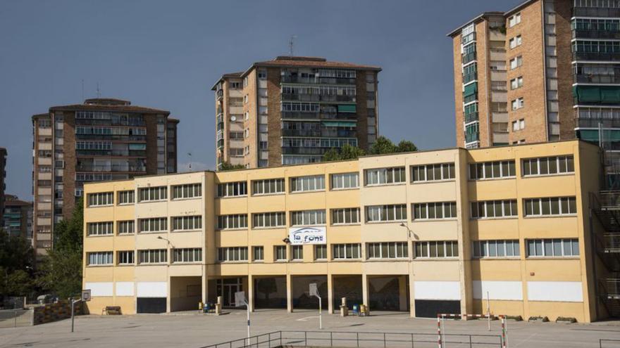 Escola pública de La Font, al carrer Sant Cristòfol  | ARXIU/OSCAR BAYONA