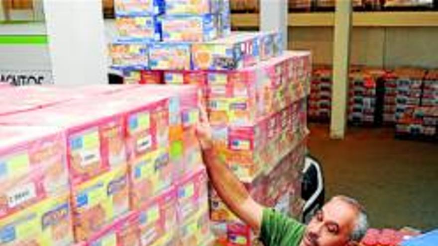 Crecen las donaciones al banco de alimentos y a comedores sociales