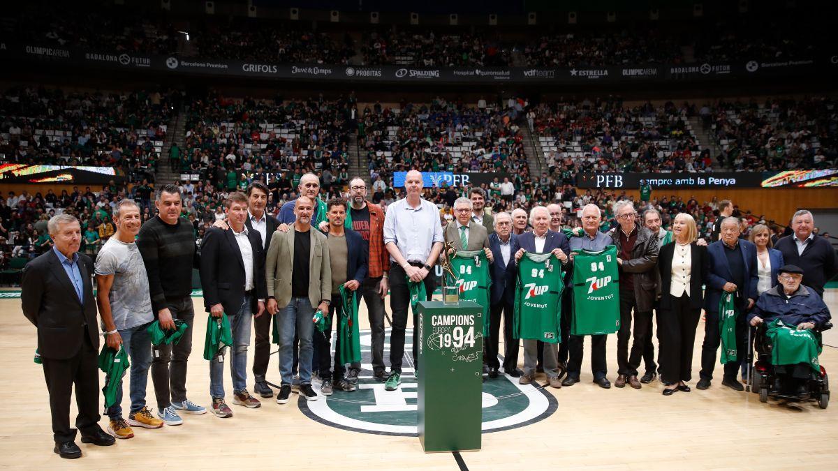 El Joventut homenajeó a los héroes de la primera Euroliga