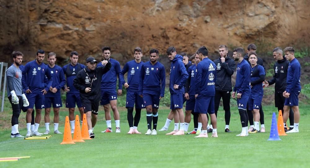 El Celta ya prepara el partido del viernes contra el Alavés // Marta G. Brea