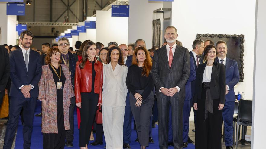 Los reyes de España inauguran la Feria ARCO