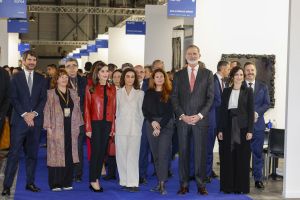Los reyes de España inauguran la Feria ARCO