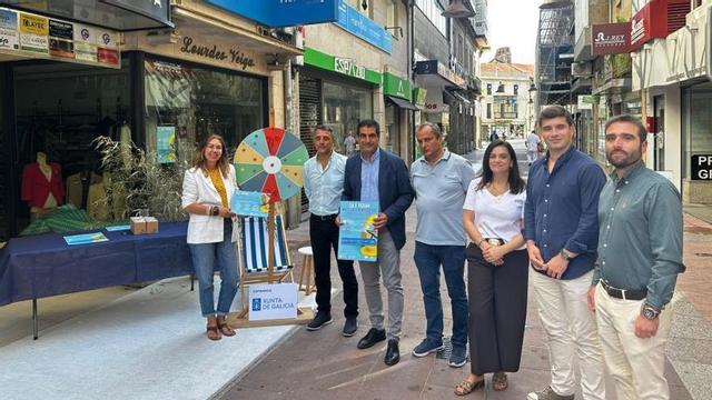 Visita a las tiendas de las Galerías Oliva de Pontevedra.