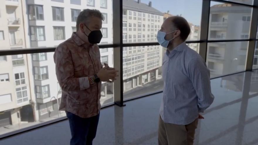 Alberto Chicote pregunta a Jácome sobre la cocina fantasma de la plaza de abastos.