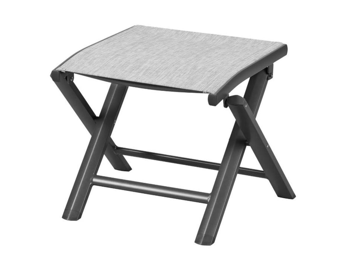 Taburete plegable.