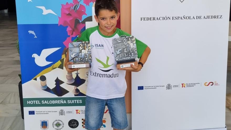 El extremeño Hugo Pérez, subcampeón nacional sub-10