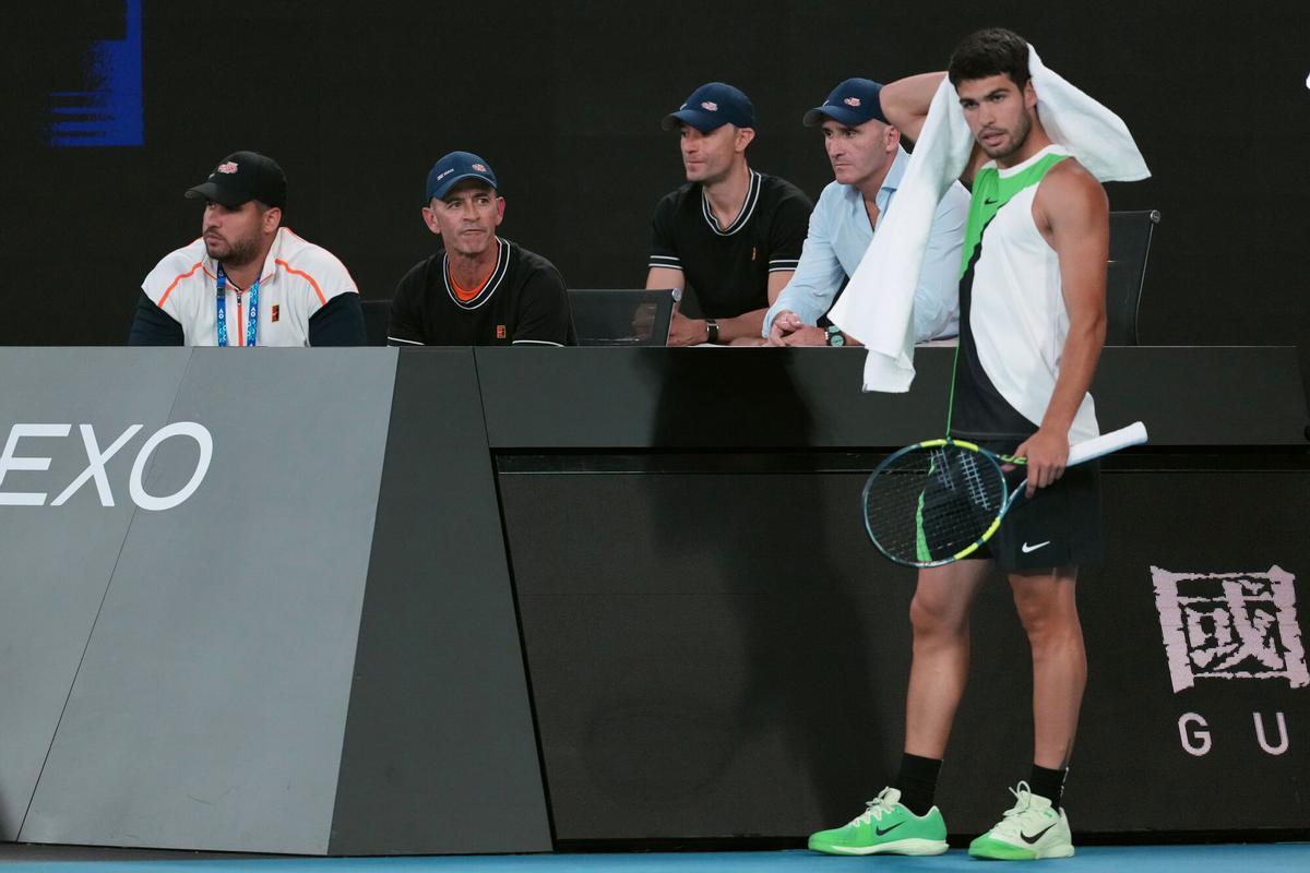 Open de Australia: Carlos Alcaraz - Alex de Miñaur, en imágenes.