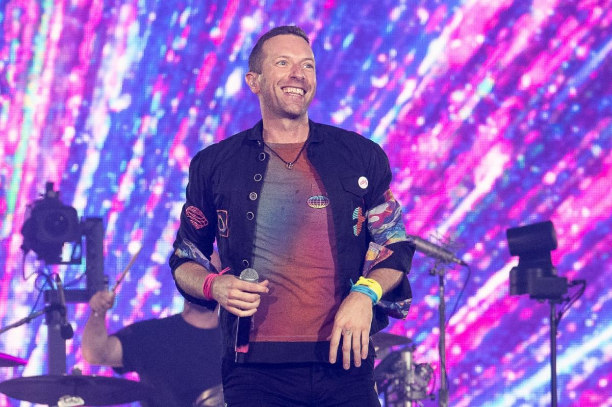 Coldplay dando uno de sus conciertos de Barcelona 2023.