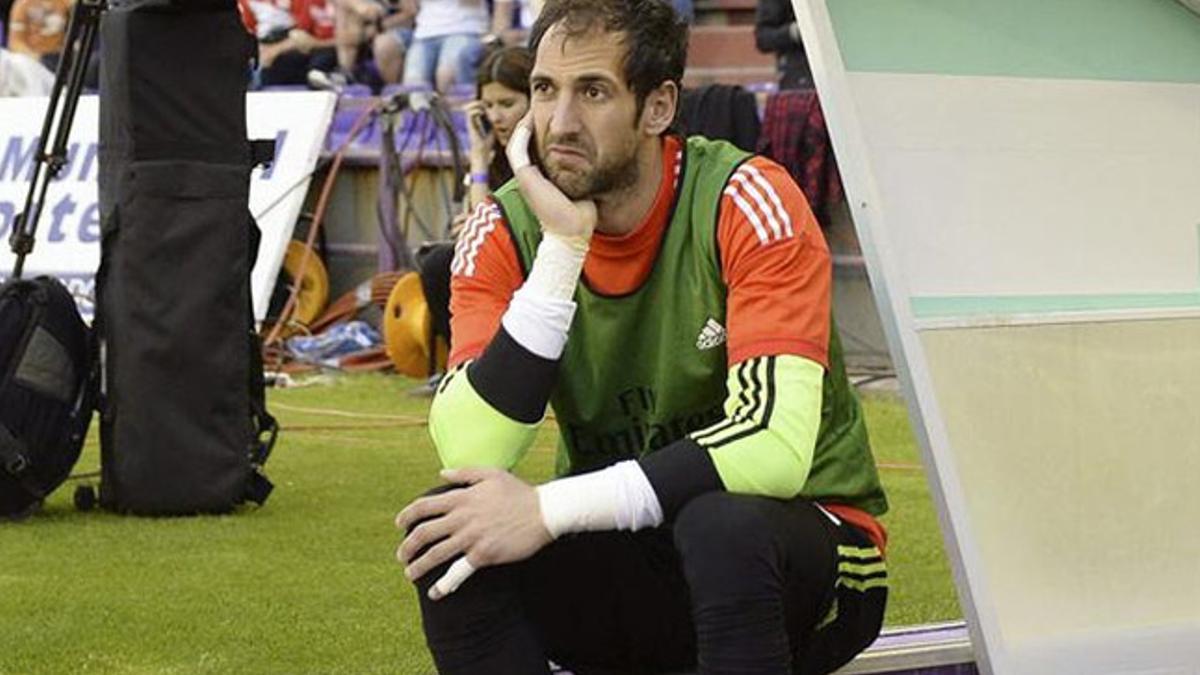 Diego López lleva semanas meditando sobre su continuidad en el Bernabéu