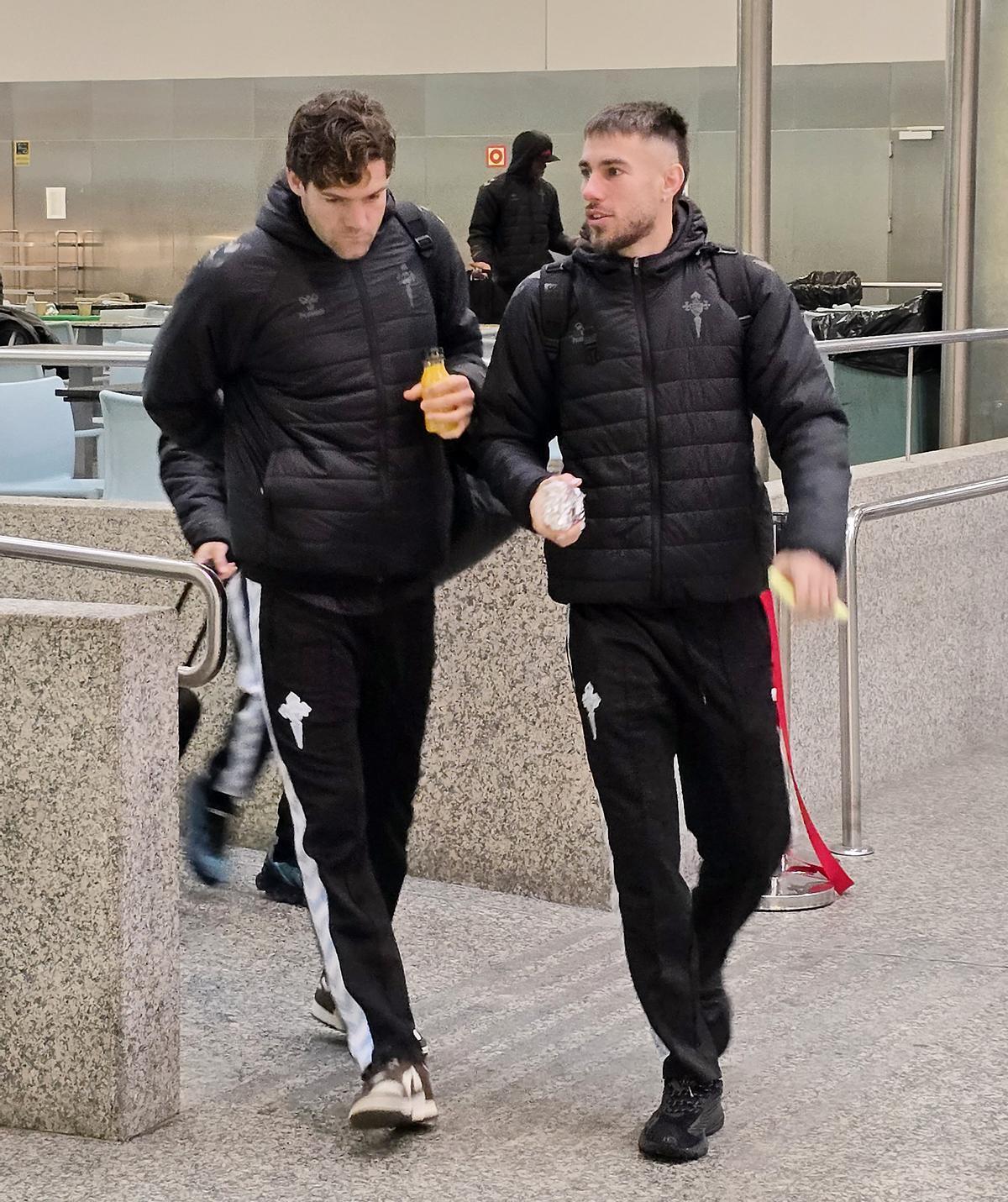 La expedición del Celta pone rumbo a Belgrado desde el aeropuerto de Vigo La expedición del Celta pone rumbo a Belgrado desde el aeropuerto de Vigo