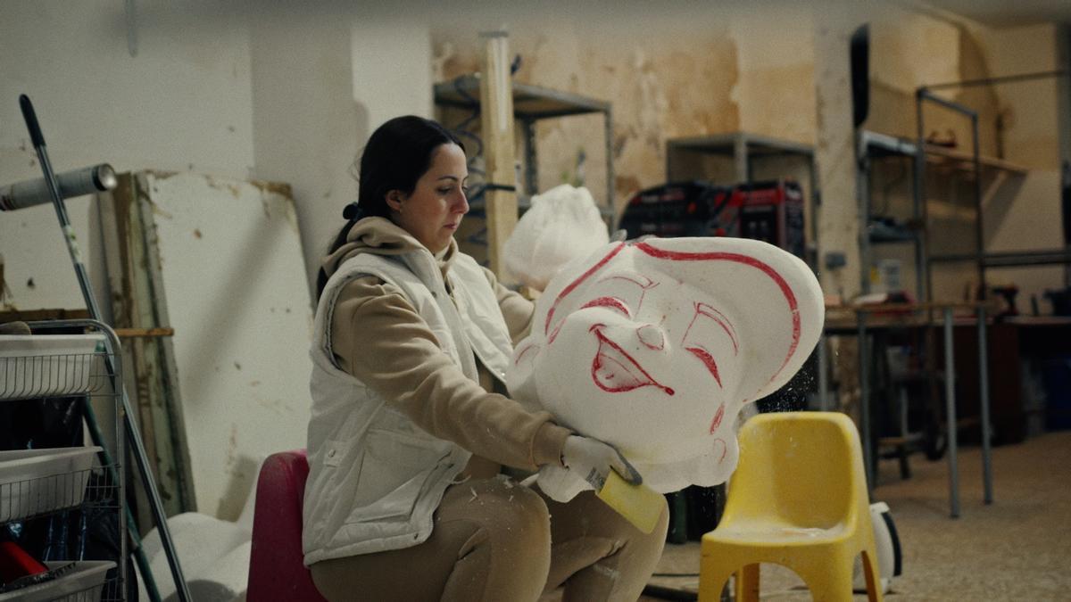 La artista fallera Miriam García.