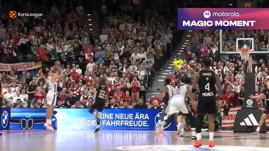 Triple sobre la bocina de Cole Swider para dar la victoria al Anadolu Efes
