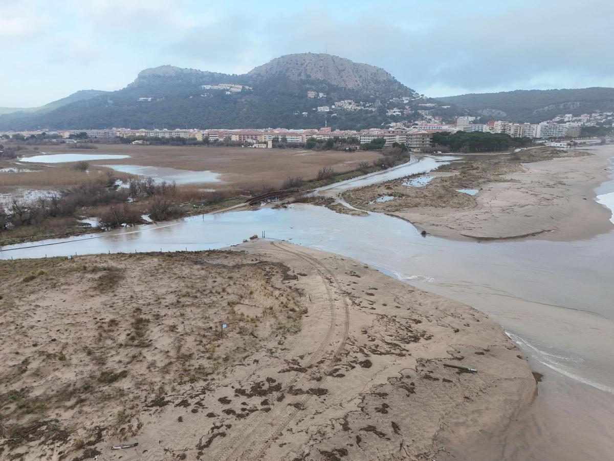 Danys a Torroella de Montgrí pel temporal Harry