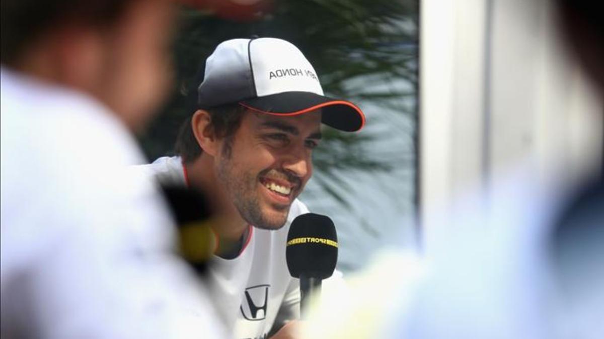 Alonso, durante la entrevista con la BBC en Austin