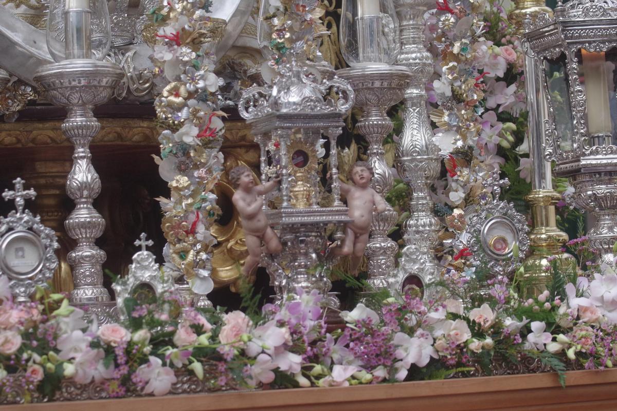 Procesión del Carmen Doloroso desde la parroquia del Corpus Christi