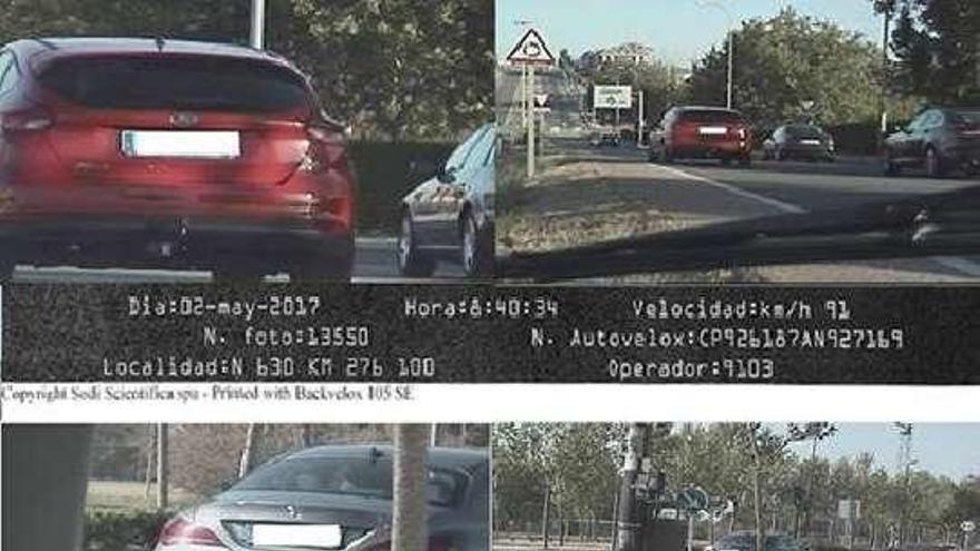 Un conductor, interceptado por la Policía Municipal de Zamora a 105 km/h por la Aldehuela