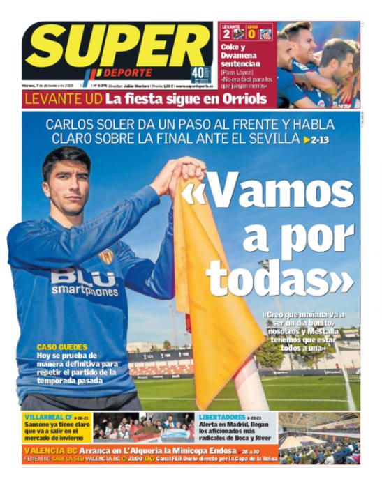 Carlos Soler, la Copa del Rey y el mercado de fichajes