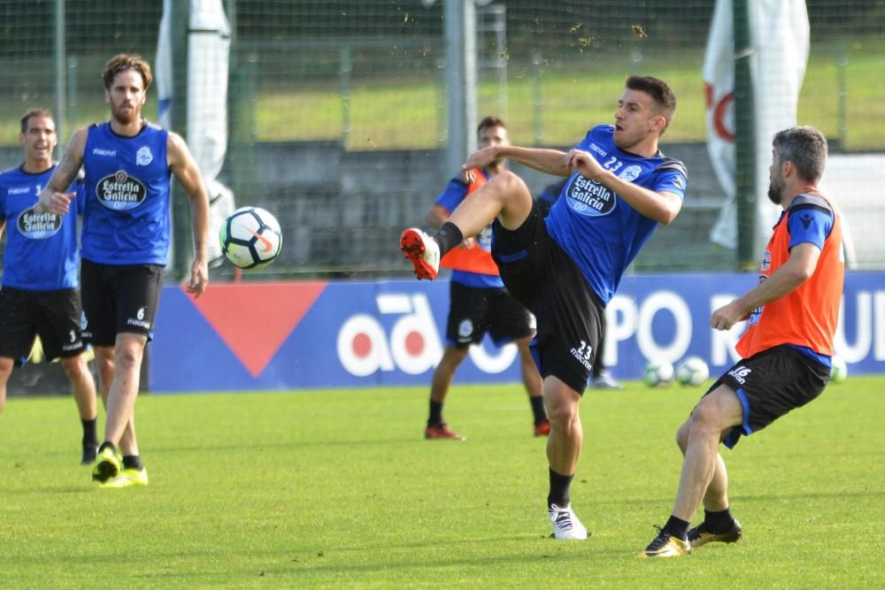 1º de tres entrenamientos esta semana sin Liga