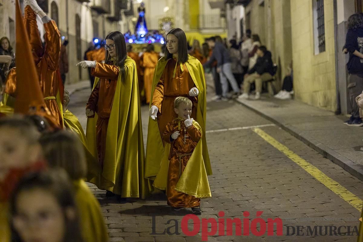 Los niños toman las calles de Caravaca en la procesión de Lunes Santo