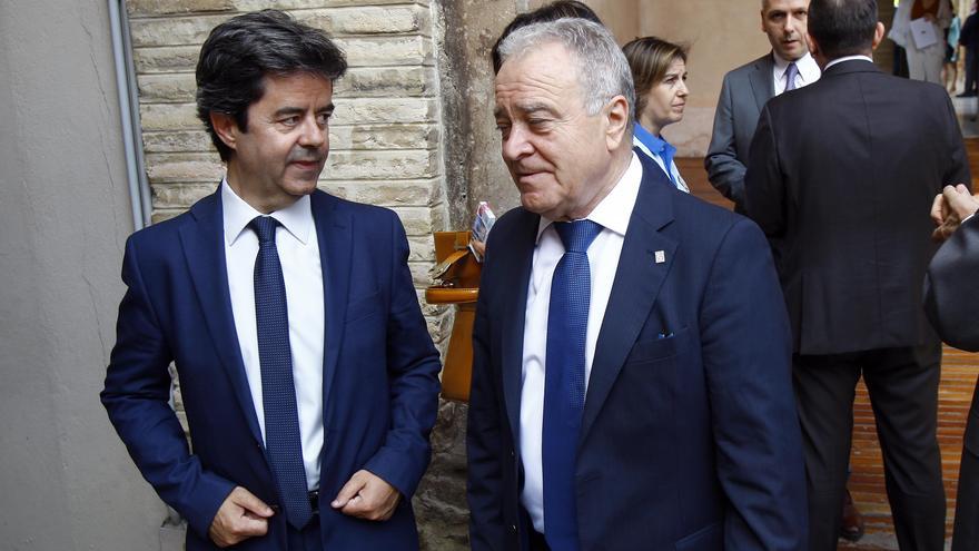 Miguel Gracia y Luis Felipe dan un paso atrás tras perder la DPH y el Ayuntamiento de Huesca