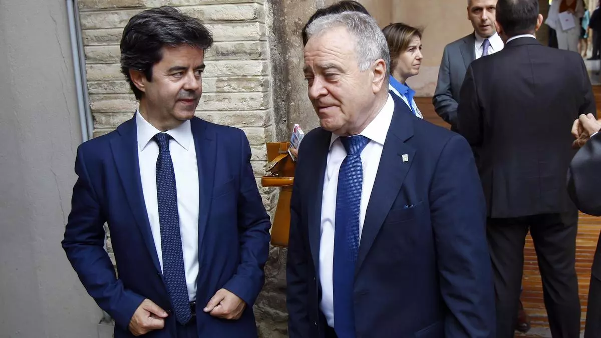 Miguel Gracia y Luis Felipe dan un paso atrás tras perder la DPH y el Ayuntamiento de Huesca