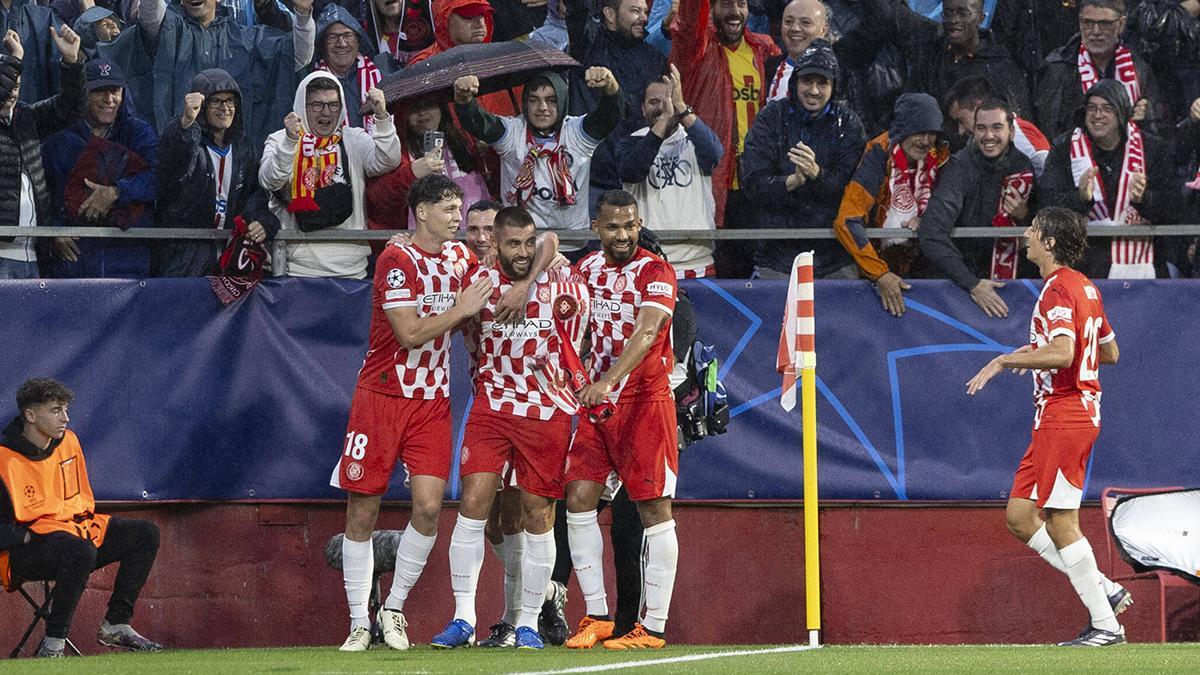 Girona FC - Feyenoord: El gol de David López