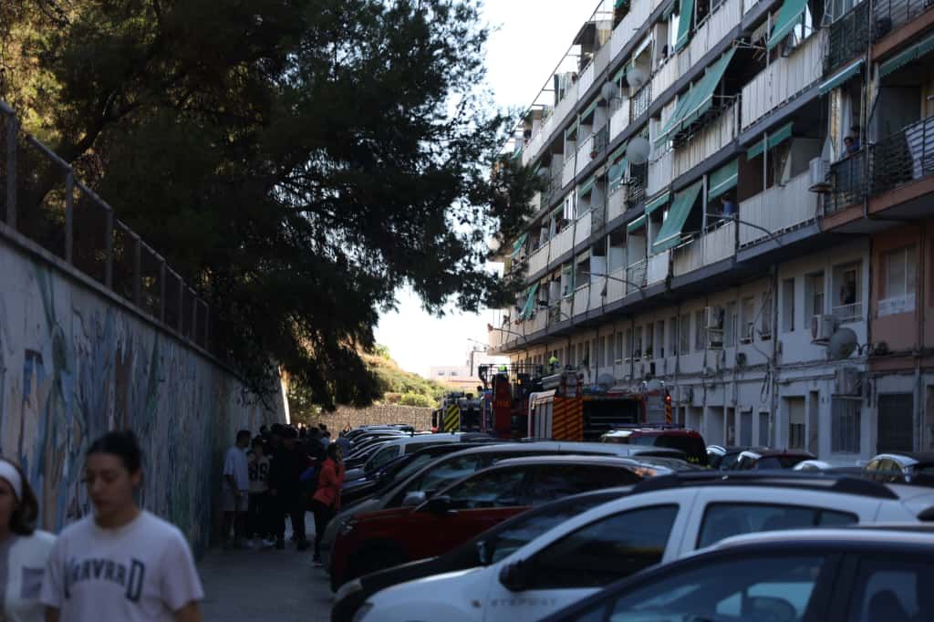 Incendio en una vivienda del barrio de San Blas en Alicante