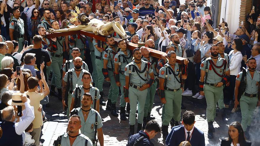 La Legión acompañará el Viernes Santo en Córdoba al Señor de la Caridad: horario e itinerario