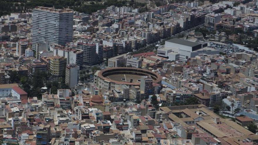 Imagen aérea de la ciudad de Alicante