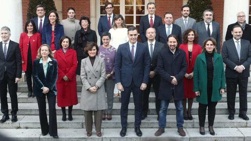 Sánchez reuneix el primer Consell de Ministres de l&#039;executiu de coalició