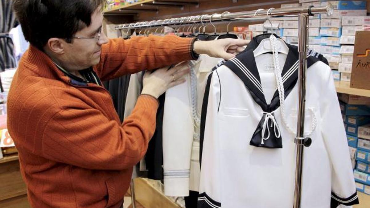Trajes de comunión.
