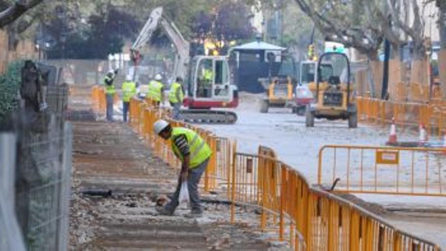 Las obras del tranvía cambian los hábitos de movilidad en Zaragoza