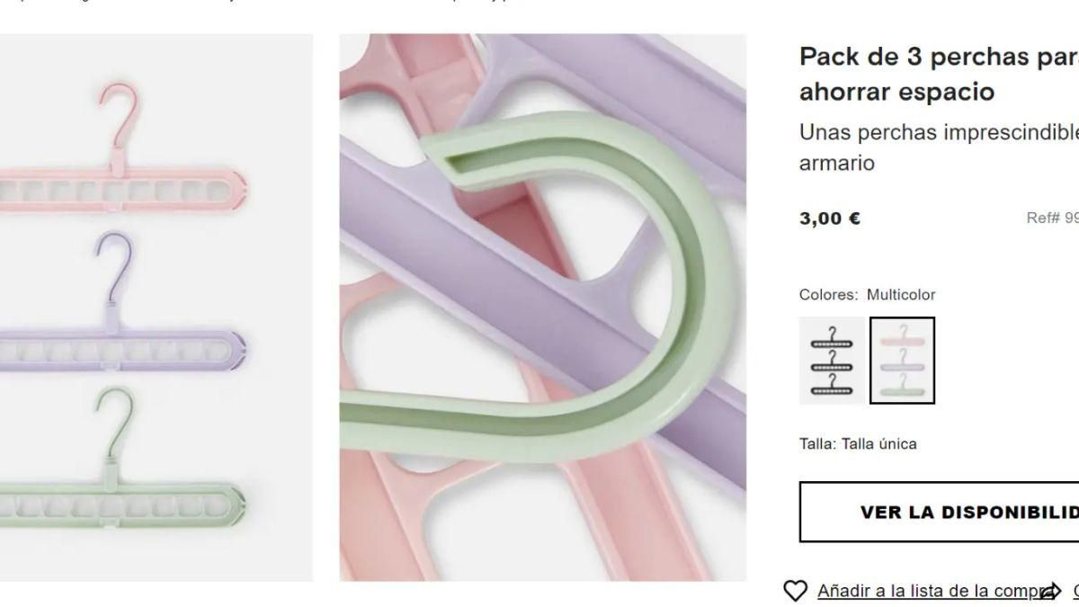 Perchas para ahorrar espacio